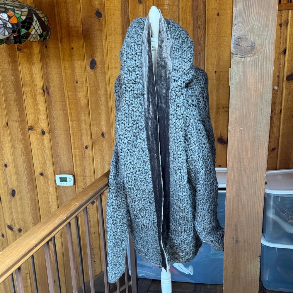 Thomas Wylde Gray Knit Sweater Cardigan